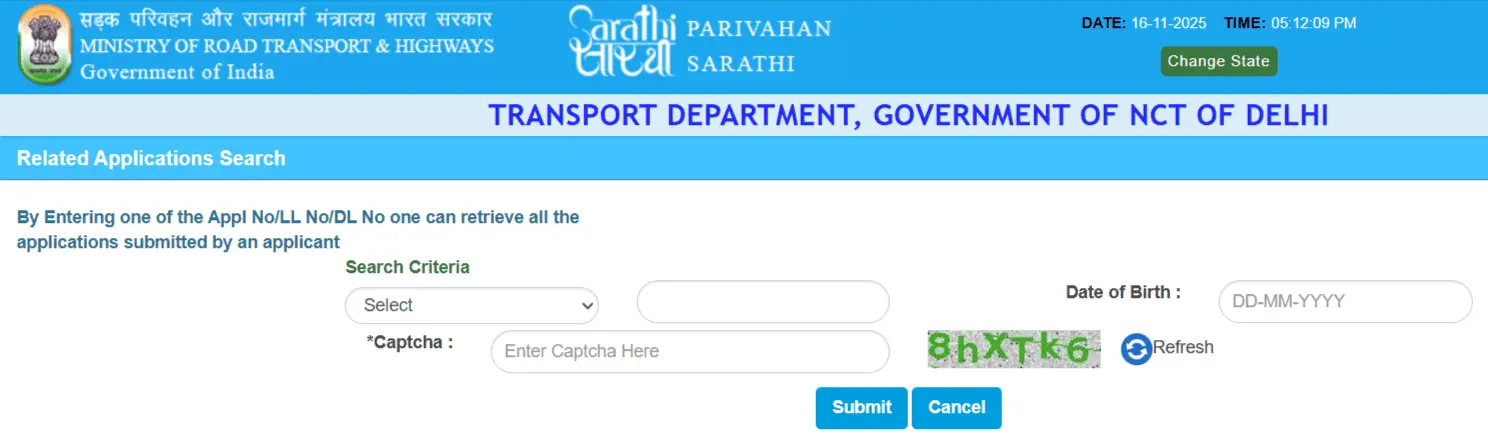 Download Driving Licence